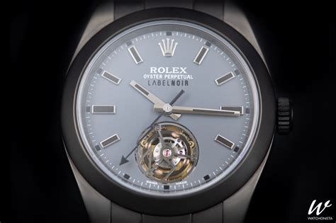 rolex milgauss labelnoir tourbillon